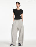 W Basic Henley Neck T-shirt
