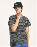 STRIPE CAP SLEEVE KNIT