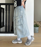 Donnob Denim Bermuda Cargo Pants