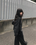 Wed Denim Crop Damage Jacket