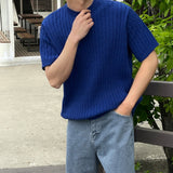 Het Twist Short Sleeve Knit