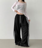 Print Lettering See-through Long Sleeve T-shirt