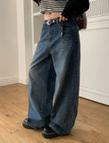 Nick Washing Straight Wide Denim Pants