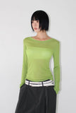 LAYER STITCH TENCEL LONGSLEEVE