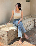 Deart Square Neck Knit Shirt