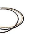 Wood beads choker