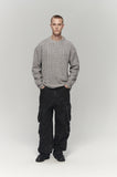 ADDED POCKET DENIM PANTS