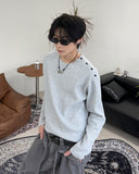 Kian Waffle Button Long Sleeve T-shirt