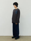 GRAR FLAG Henley Neck Long Sleeve T-Shirt