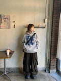 [unisex] Dokiri Lettering Brushed Hoodie