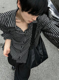 Oasis Stripe Satin Shirt