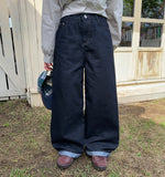 Hisaho Raw Wide Denim Pants