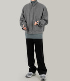 High-neck warmer jacket
