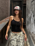 Lower cross stud sleeveless