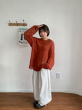 [unisex] Simty Linen Punching Over Knit