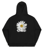 Back Daisy Flower Smile Hood Zip Up