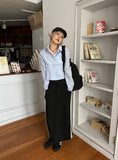 PINTUCK STRIPE CROP SH