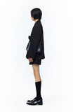 BUTTON MINI SHORTS
