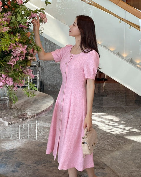 I AM MARI (アイアムマリ) - ソレンドパフツイードワンピース