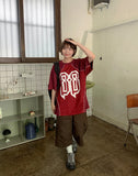 [unisex] Lyusao Sporty Printing Over Short Sleeve Tee