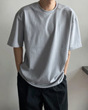 Incision fine round short sleeve tee
