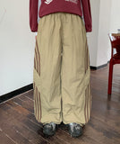 [unisex] Melamed Nylon Banding Track Wide Jogger Pants