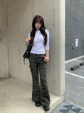Yeru Cargo Military Bootcut Pants