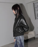 [Lining Fur] VICOM Vintage Leather Blouson Jacket
