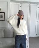 Nien Boucle Fur Beanie Hat