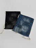 Rivered Denim Backpack