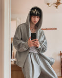 Kevin Track Hood Zip-Up