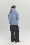 Cloud Cat Embroidered Hoodie