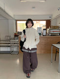 Hetenin Two-Way String Shirring Hood Wind Jumper