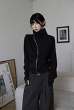 Diagonal Flow Zip-up