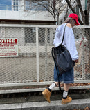 OPEN SHOULDER CUTTING HOODIE