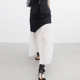 Ariane Unbalanced Lace Skirt