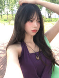 Berry Wrap Halter Sleeveless