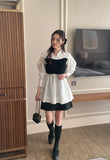 Moileen Layered Knit Shirt Blouse