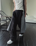 Mir layered long shirt slacks