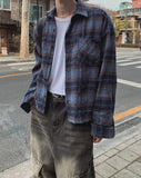 Broy Damage Check Crop Shirt