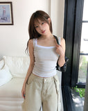 Muted Basic Ribbed Sleeveless