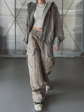 Mud Dekki Denim Cargo Pants