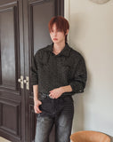 Ronent Tweed Wool Shirt Jacket
