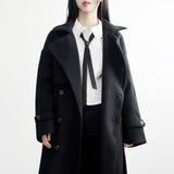 Vosto wool trench coat