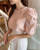 Melrose Shirring Blouse