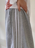 Comim Lace Track Wide Pants