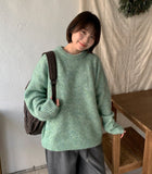 Okari Mohair Pastel Round Over Knit