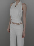 Lua Button Halter Top