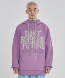 SALE★ Oversized (19)Slogan Wool Knit Hoodie