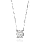 Essence Lab Diamond 14K(W) Halo Necklace M